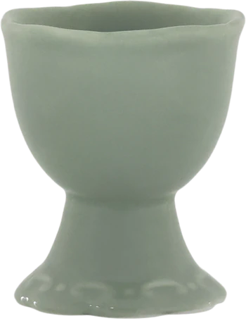 Eierbecher Chic Antique Provence Verte Porzellan Vintage-Look