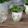 Übertopf Chic Antique Laval Blumendruck Verte Keramik Unikat