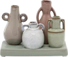 Dekoratives Vasen-Set Chic Antique – Handgefertigt aus Steingut