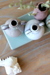 Dekoratives Vasen-Set Chic Antique – Handgefertigt aus Steingut