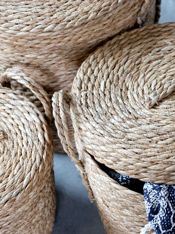 Aufbewahrungskorb-Set Chic Antique Korb mit Deckel Natur