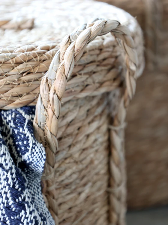 Aufbewahrungskorb-Set Chic Antique Korb mit Deckel Natur