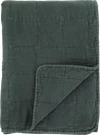 Steppdecke Chic Antique Aix Quilt Waldgrün Baumwolle Vintage