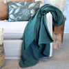 Steppdecke Chic Antique Aix Quilt Waldgrün Baumwolle Vintage