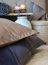 Kissenbezug Velours 80x80 Mokka Chic Antique – Weich & Vintage