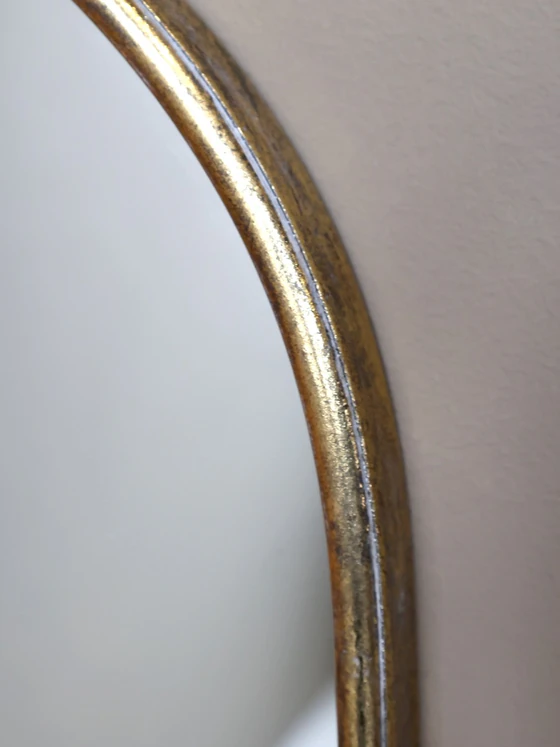 Wandspiegel mit Ablage Chic Antique – Vintage-Look, Antik Messing