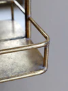 Wandspiegel mit Ablage Chic Antique – Vintage-Look, Antik Messing