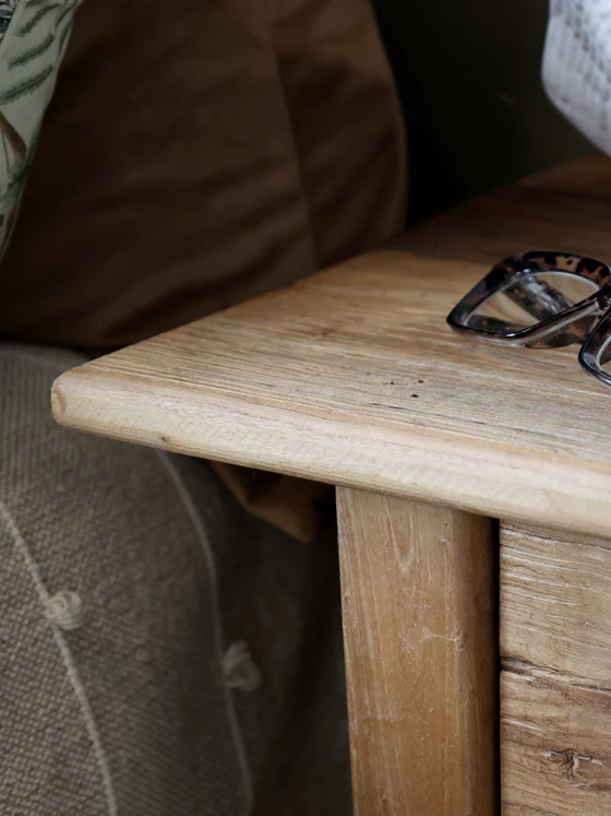 Beistelltisch Ulmenholz Chic Antique – Nachhaltig & Einzigartig