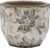 Übertopf Chic Antique Croix Keramik Creme – Handgefertigt
