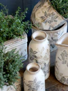 Übertopf Chic Antique Croix Keramik Creme – Handgefertigt
