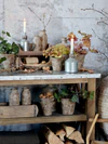 Dekorativer Blumentopf Chic Antique Melun Latte – Keramik, Skandi-Look