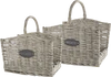Korb-Set mit Henkeln Chic Antique – Handgefertigt aus Weide Natur