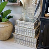 Aufbewahrungskorb-Set Chic Antique Natur Vintage-Look 3er