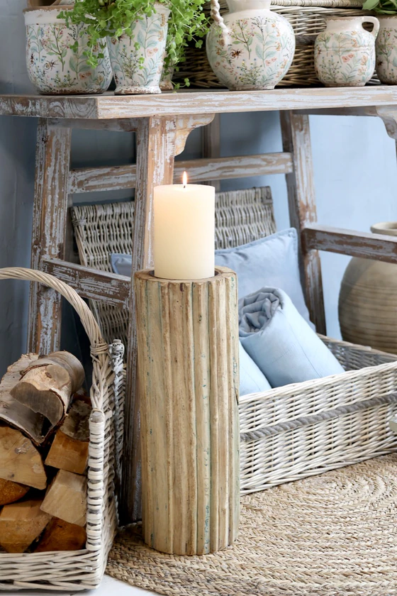 Aufbewahrungskorb-Set Chic Antique Natur Vintage-Look 3er