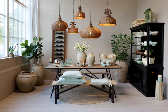 Aufbewahrungskorb-Set Chic Antique Korb Set 3 handgefertigt