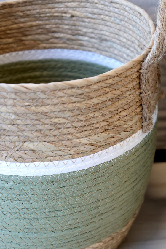 Aufbewahrungskorb-Set Chic Antique Korb Set 2 Handgefertigt Natur