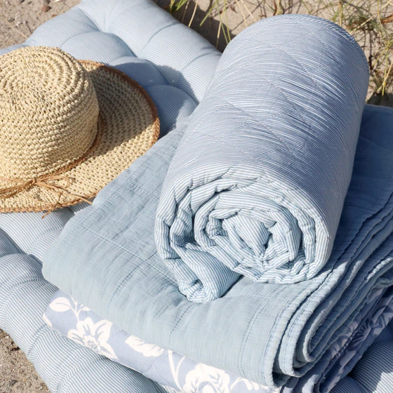 Tagesdecke Chic Antique Aix Vintage Quilt Sky Blue Baumwolle