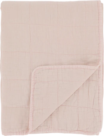 Tagesdecke Chic Antique Aix Quilt Korallenrosa Baumwolle