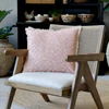 Kissenbezug Chic Antique Aix Rosa Wildrosen Quasten Vintage