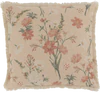 Dekorativer Kissenbezug Chic Antique Aix Rosa Fransen 50x50 cm