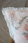 Dekorativer Kissenbezug Chic Antique Aix Rosa Fransen 50x50 cm