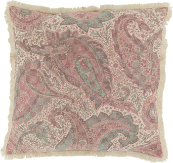 Kissenbezug Chic Antique Aix Paisley Fransen 50x50 cm