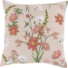 Kissenbezug 50x50 Rosa Baumwolle Chic Antique Aix Blumenmuster