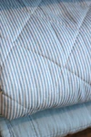 Tagesdecke Chic Antique Aix Quilt Streifen Sky Blue Baumwolle