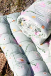 Tagesdecke Chic Antique Aix Quilt Blumen Baumwolle Grün