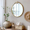 Wandspiegel Chic Antique Dekorkante Antik Messing Vintage