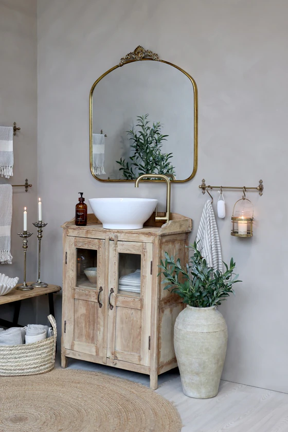Wandgarderobe Chic Antique Kleiderhakenbrett Messing Vintage