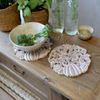 Dekorativer Untersetzer Chic Antique Tours 20cm Natur MDF