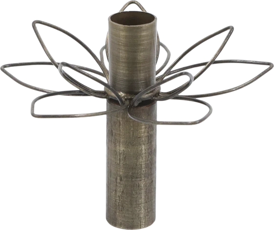 Dekorativer Kerzenhalter Chic Antique Blumen Eisen Vintage
