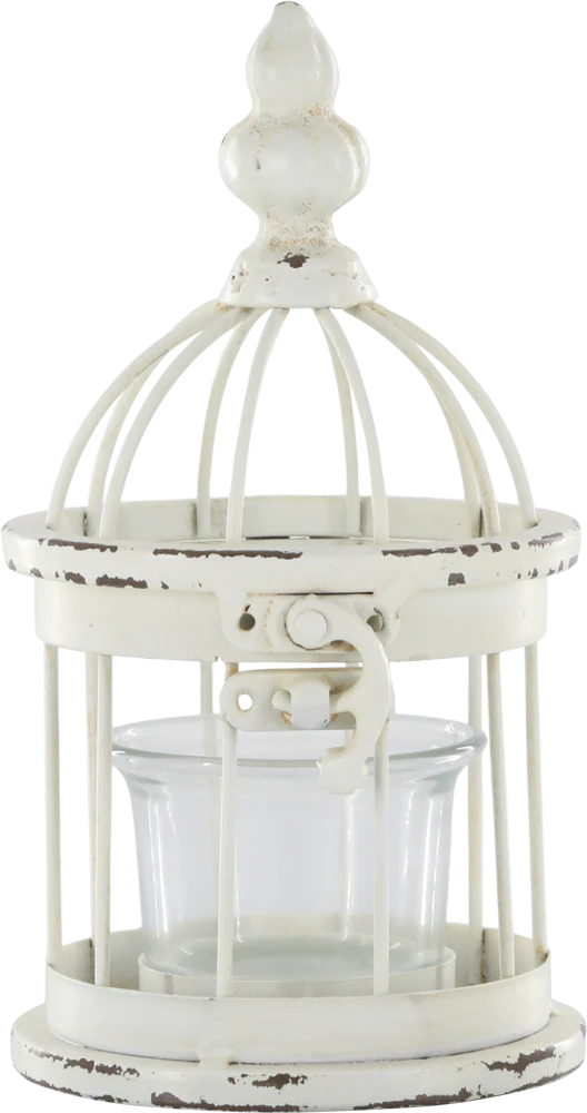 Teelichthalter Vogelkäfig Chic Antique – Eisen Shabby Chic