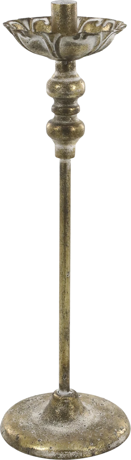 Kerzenständer für Stabkerzen Chic Antique Vire 40 cm Metall