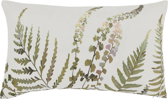 Kissenbezug Chic Antique Aix Blumendruck Off White 50x30 cm