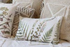 Kissenbezug Chic Antique Aix Blumendruck Off White 50x30 cm