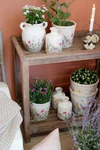 2-teiliges Beistelltisch-Set Chic Antique natur Kiefernholz