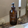 Nachfüllbare Spenderflasche 500 ml Mokka Chic Antique Glas
