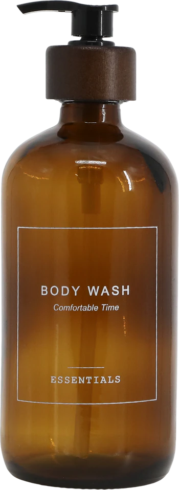 Nachfüllbare Seifenspenderflasche Chic Antique 500 ml Glas Mokka