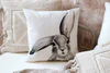 Dekorativer Kissenbezug Chic Antique Hase 45x45 cm Natur