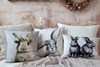Dekorativer Kissenbezug Chic Antique Hase 45x45 cm Natur
