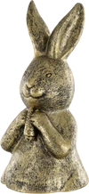 Dekorationsfigur Chic Antique Kaninchen mit Karotte Vintage-Look