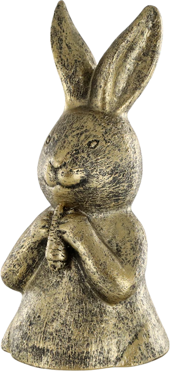 Dekorationsfigur Chic Antique Kaninchen mit Karotte Vintage-Look