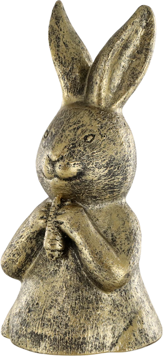 Dekorationsfigur Chic Antique Kaninchen mit Karotte Vintage-Look