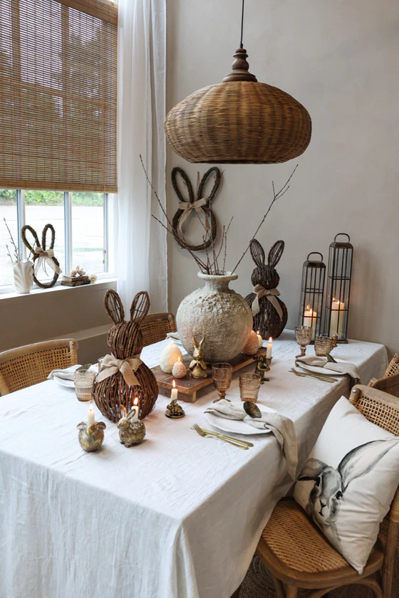 Dekorationsfigur Chic Antique Kaninchen mit Karotte Vintage-Look