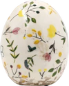 Dekoratives Keramik-Ei Chic Antique Cavaillon Creme Blumenmotiv
