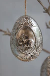 Dekoratives Aufhänge-Osterei-Set Chic Antique antik silber