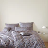 Bettwäsche-Garnitur Elegante Leolook-24547-2 Kobaltblau Baumwolle
