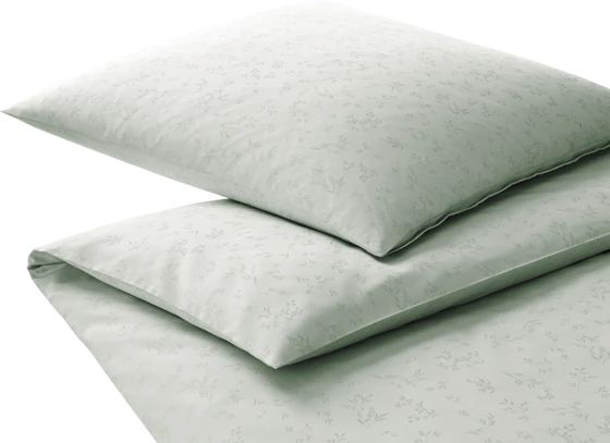 Bettwäsche-Garnitur Elegante Delight-24557-4 Pastellgrün Mako-Satin